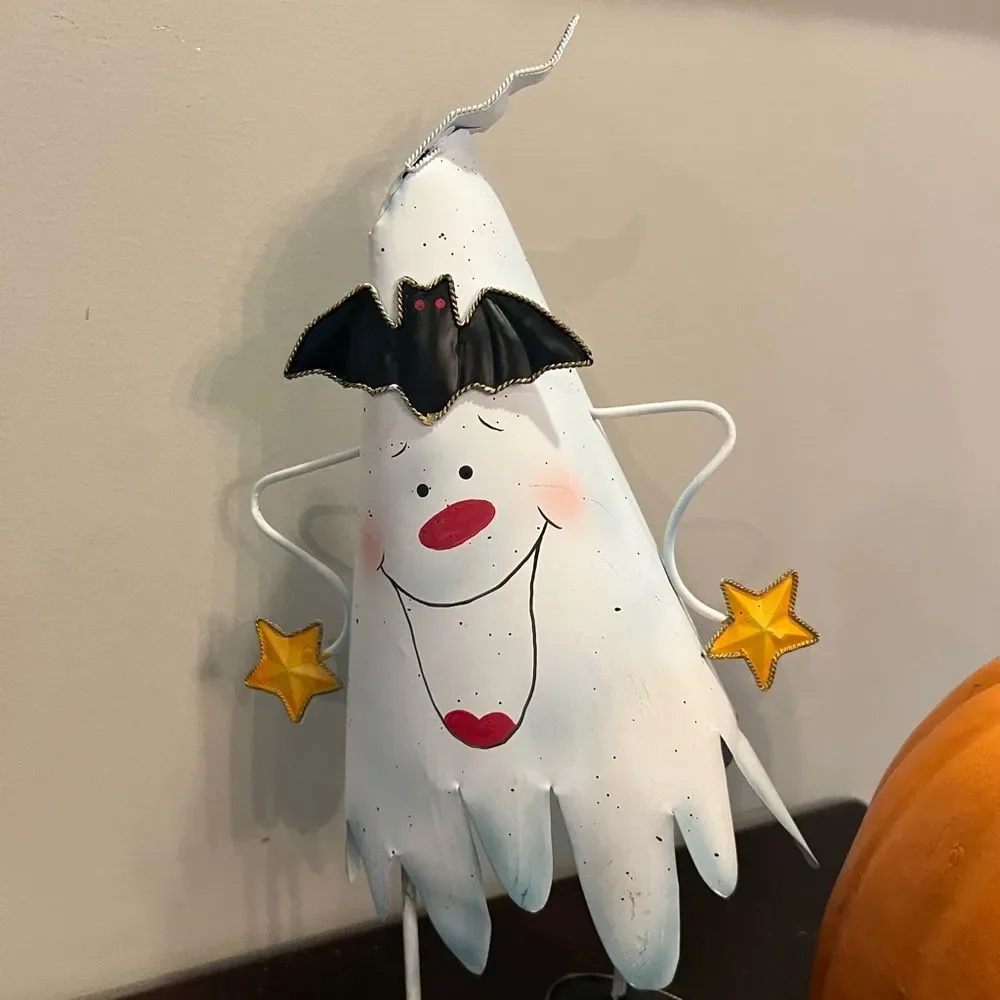 Spring ghost and BEWARE jack o lantern bundle Halloween